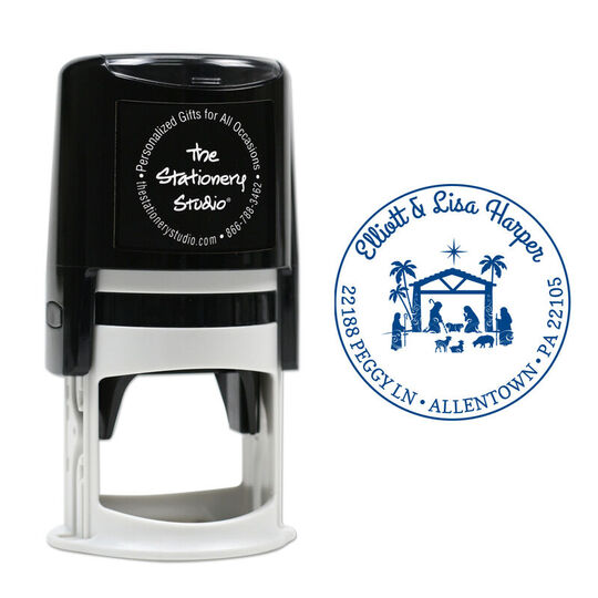 Nativity Self Inking Stamp